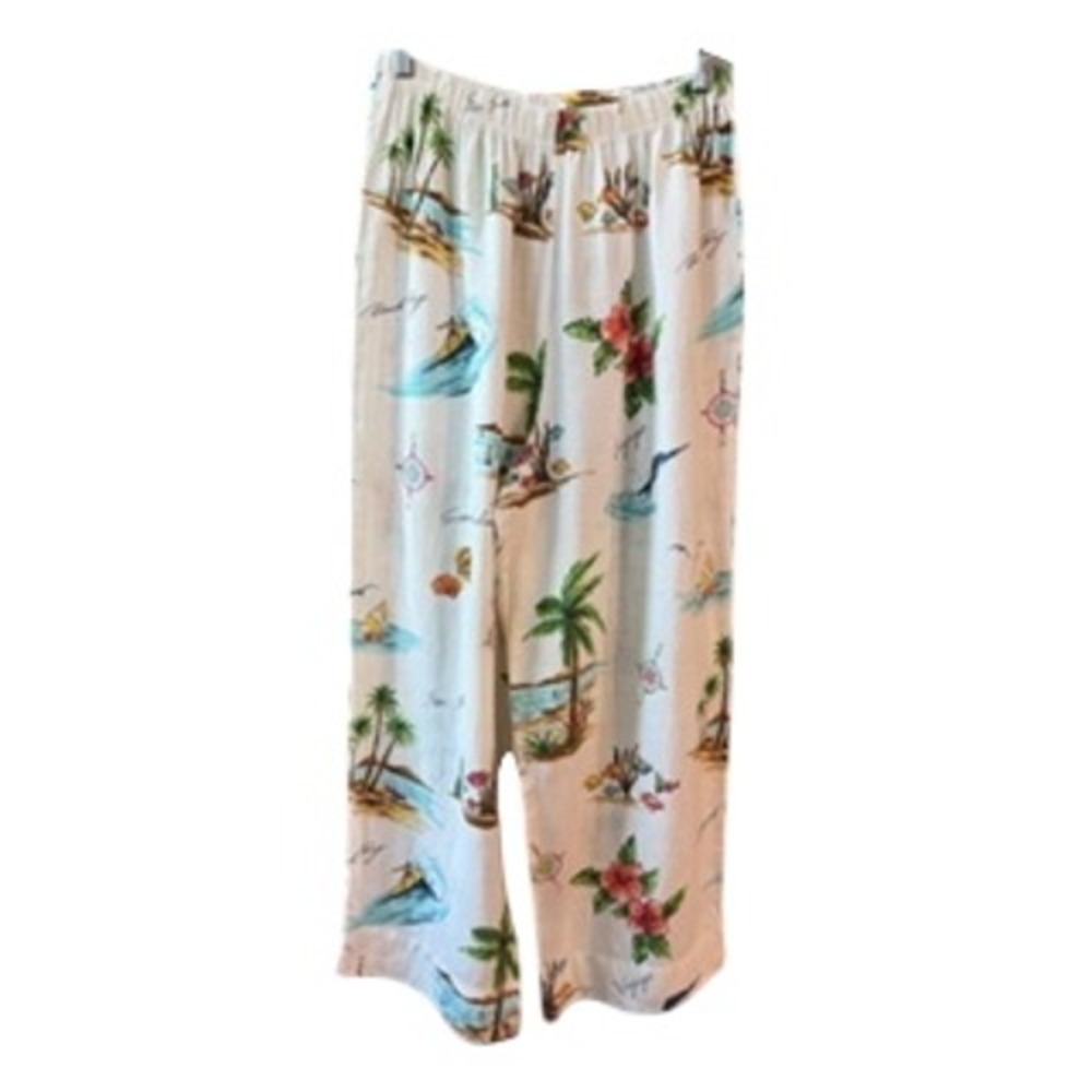 Hot Cotton by Marc‎ Ware Linen Pants Size Large